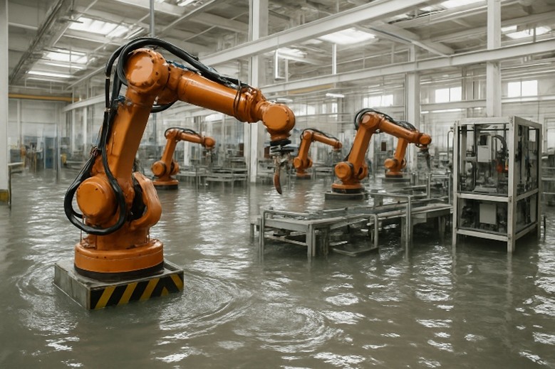 Wassereinbruch Automobilindustrie